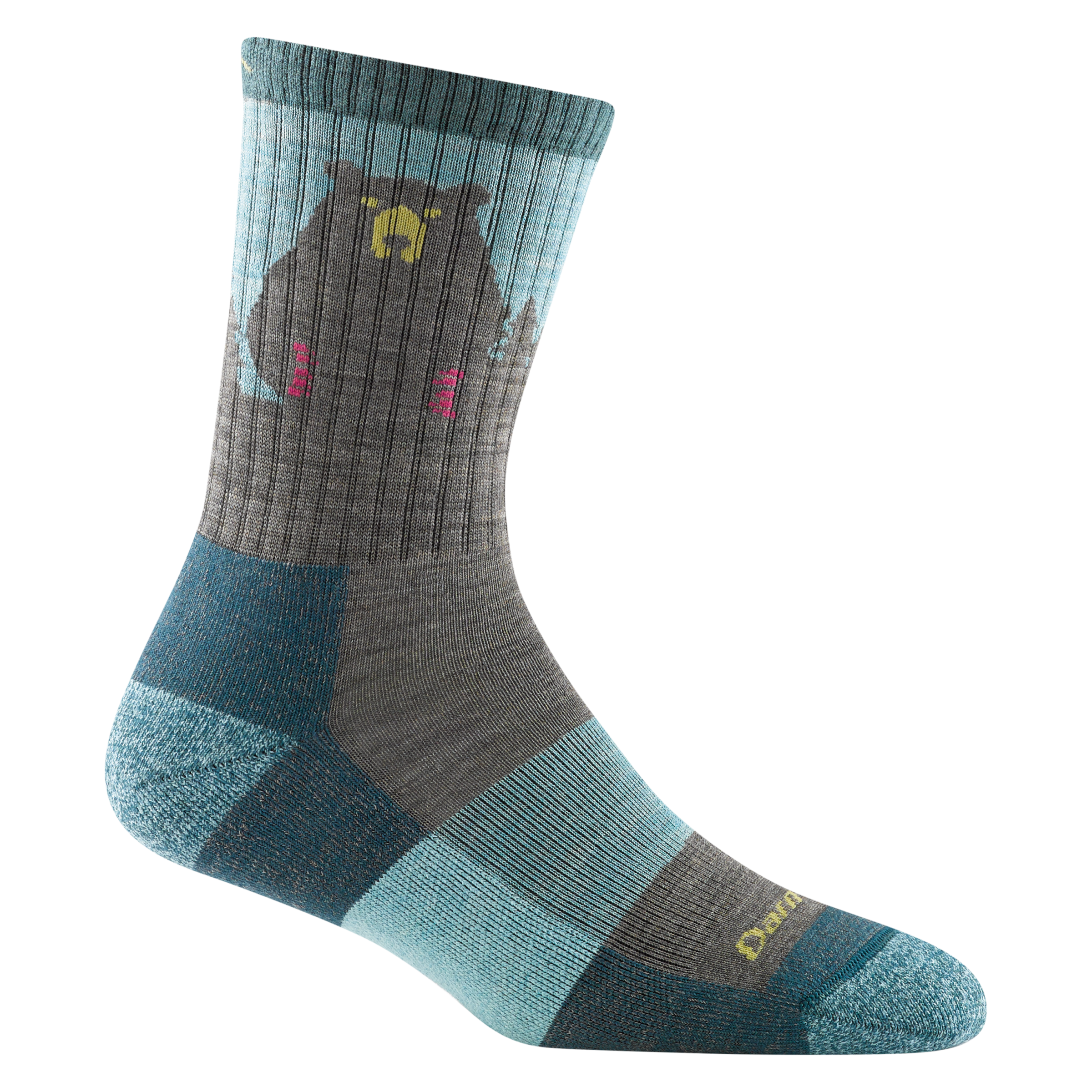 Women's Bear Town Micro Crew Lightweight Hiking Socks