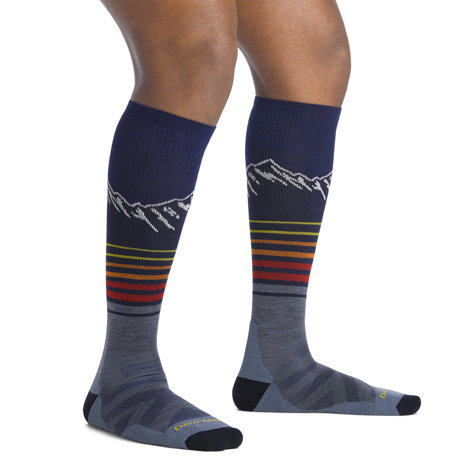 Men's Steep Lines Over-the-Calf Lightweight Ski & Snowboard Socks